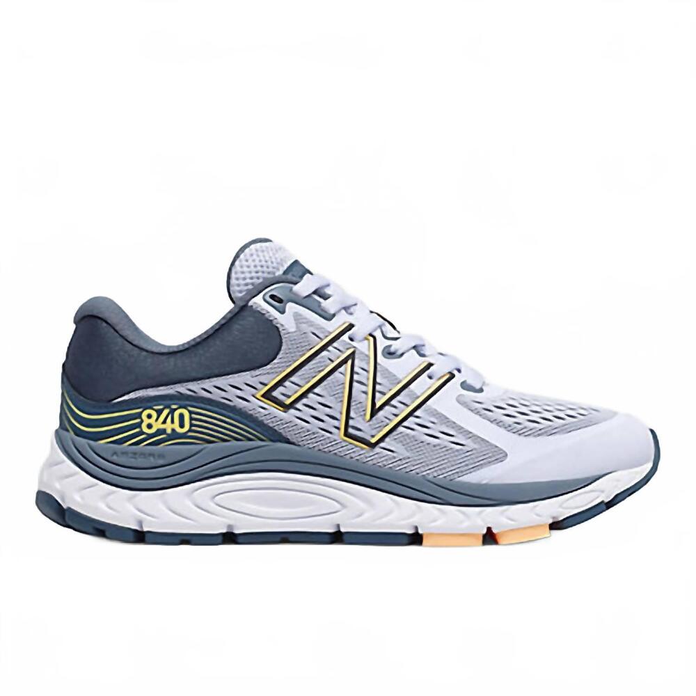 NEW NEW BALANCE women's 840v5 running shoe in silent grey/light mango